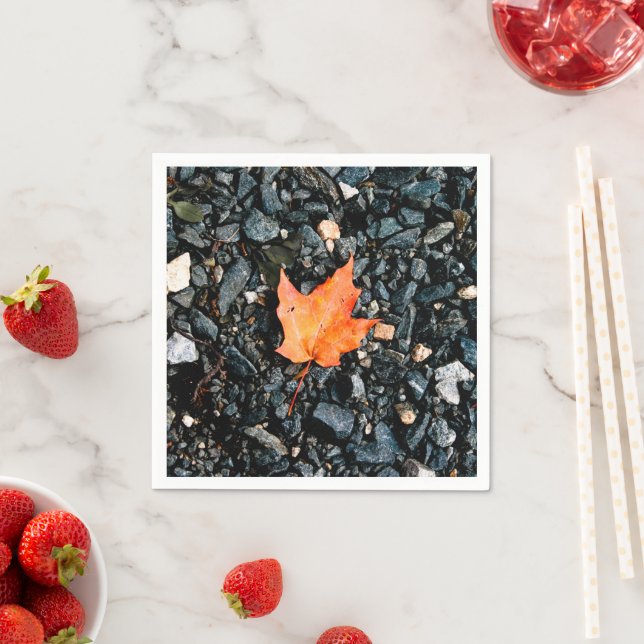 Guardanapo De Papel Folha de Laranja de Outono (Insitu)