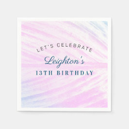 Guardanapo De Papel Folha Tropical Pintada