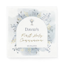 folhagem aquarela Primeira Comunhão