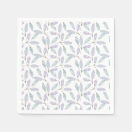 Guardanapo De Papel Folhas de Aquarela da Coleção Jennifer