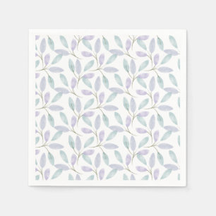 Guardanapo De Papel Folhas de Aquarela da Coleção Jennifer
