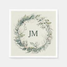 Folhas de aquarela e flores