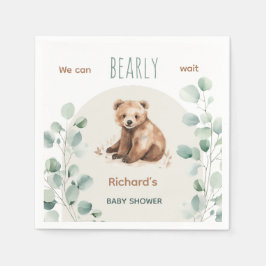 Guardanapo De Papel Folhas de Mata Cuja chá de fraldas é chamada