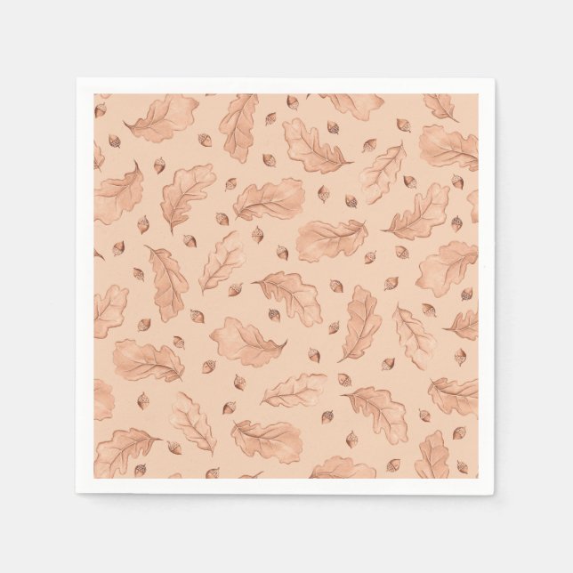 Guardanapo De Papel Folhas de outono (Frente)