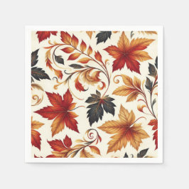 Guardanapo De Papel Folhas de Outono