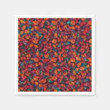 Folhas de outono vibrantes