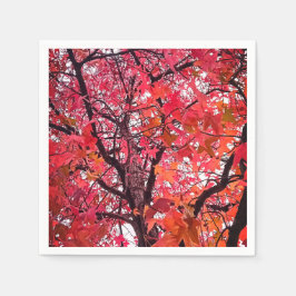 Guardanapo De Papel Folhas rosa