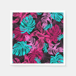 Guardanapo De Papel Folhas tropicais