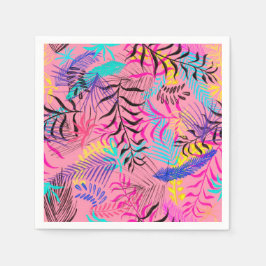 Guardanapo De Papel Folhas tropicais