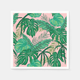 Guardanapo De Papel Folhas tropicais