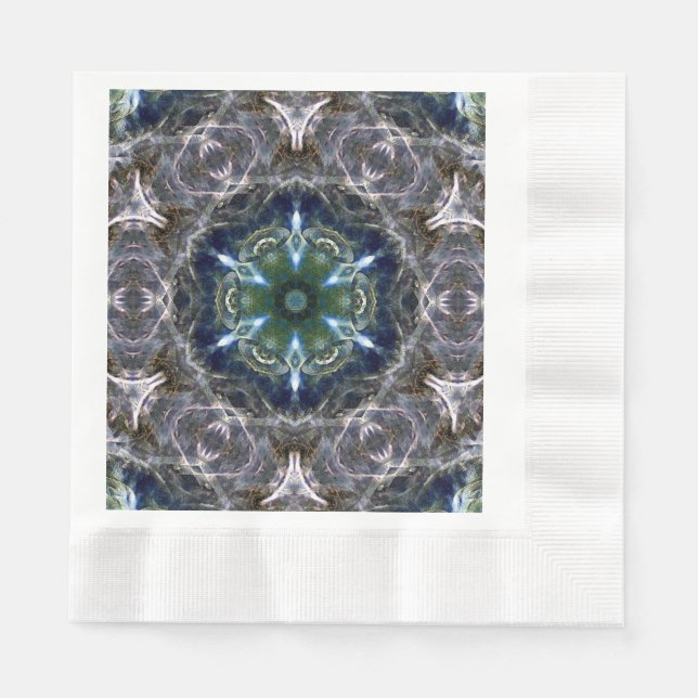 Guardanapo De Papel Folk Mandala Napkins (Frente)