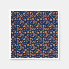 Guardanapo De Papel Folk Rustic Floral