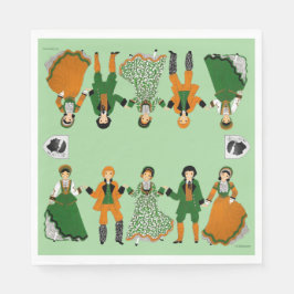 Guardanapo De Papel Folklore de Corse, France