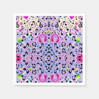 Guardanapo De Papel Fone de ouvido de música, Napkins