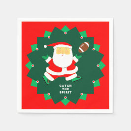 Guardanapo De Papel Football Christmas Holiday Party