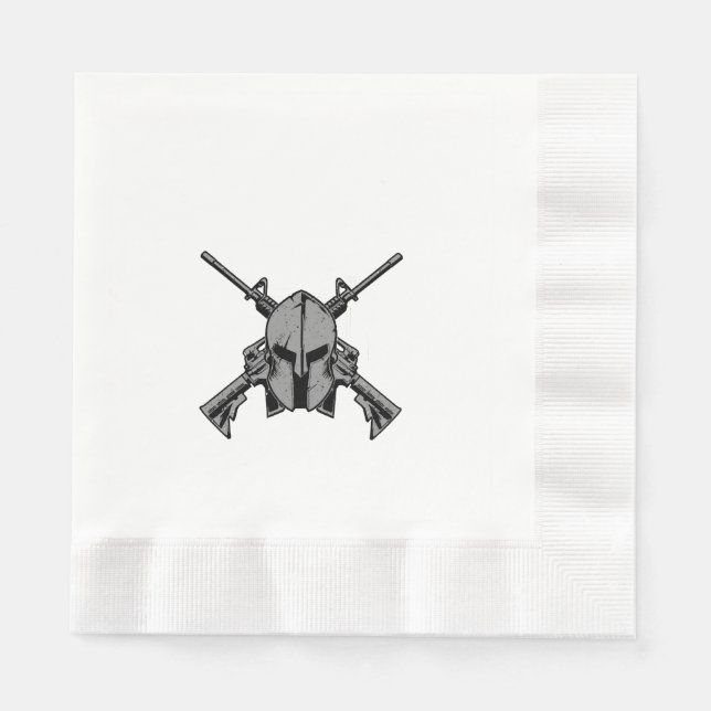 Guardanapo De Papel Força militar  (Frente)