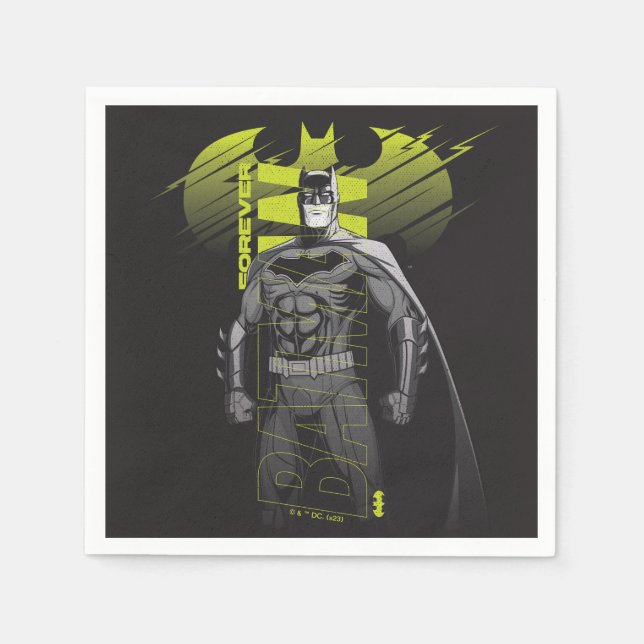 Guardanapo De Papel Forever Batman Ligar Caractere Arte (Frente)