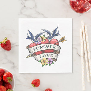 Guardanapo De Papel Forever Love Napkins