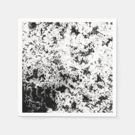 Guardanapo De Papel Formação de "Nuvens" de Camisas Abstrato a Preto e