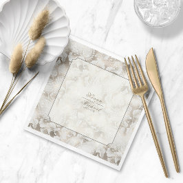 Guardanapo De Papel Formal Paisley Wedding Champagne ID767 Napkins