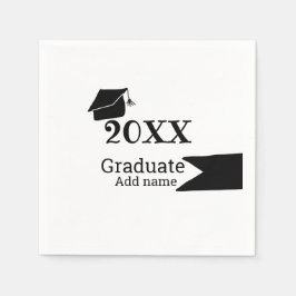 Guardanapo De Papel Formando 20XX graduação que é simples e moderno