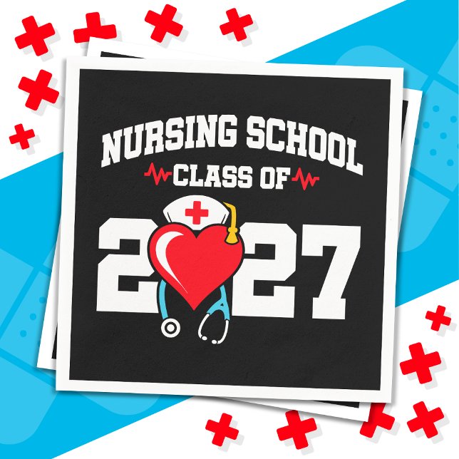 Guardanapo De Papel Formando de Enfermagem na Escola 2027 (Criador carregado)