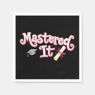 Guardanapo De Papel Formando de mestrado em graduação em ti