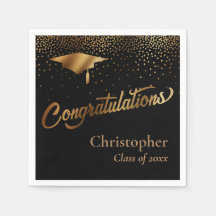 Formando parabéns, Classe Dourada em preto