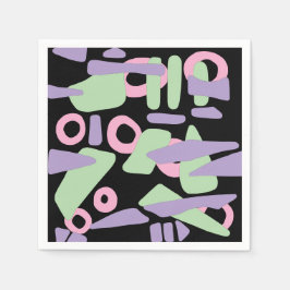 Guardanapo De Papel formas abstrato modernas