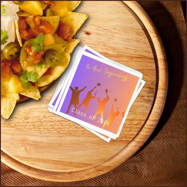 Guardanapo De Papel Formatação Tecnológica Moderna Sunset Vibrante (Criador carregado)