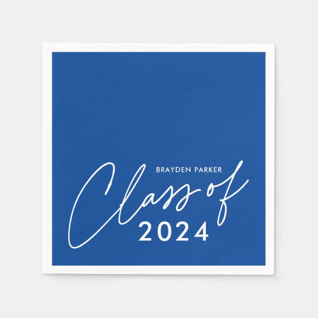 Guardanapo De Papel Formatura da Turma de 2024 Script (Frente)