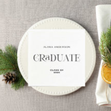 Formatura Personalizada Moderna Minimalista Elegan