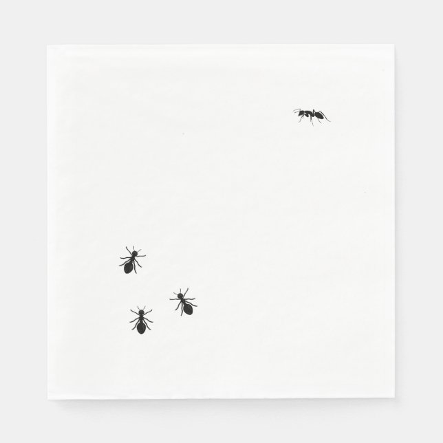 Guardanapo De Papel Formigas No Seu Piquenique (Frente)