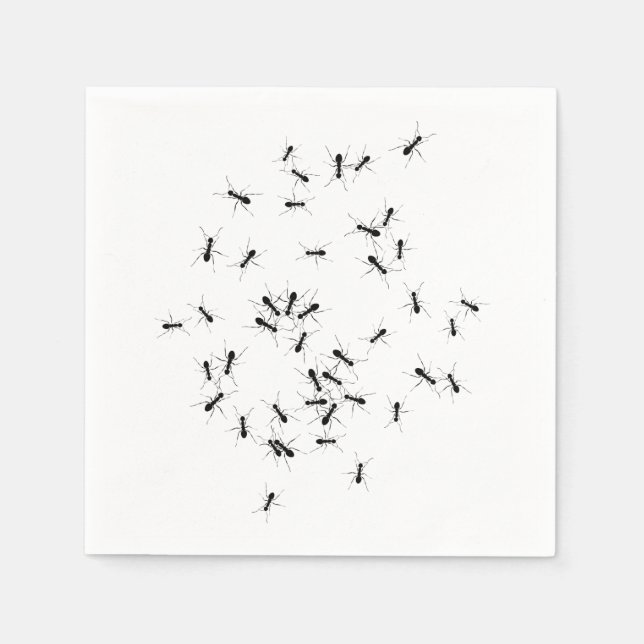 Guardanapo De Papel Formigas por toda parte (Frente)