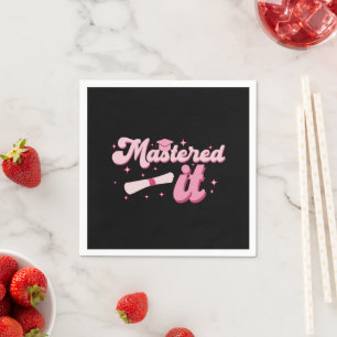 Guardanapo De Papel Formou-se Mestrado Graduado MBA Graduação