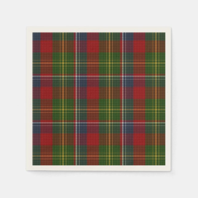 Guardanapo De Papel Forrester Tartan - Papel de Xadrez Napkins (Frente)