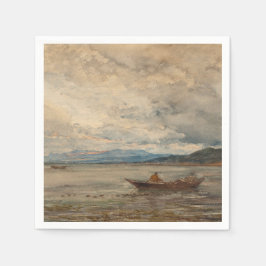 Guardanapo De Papel Fos, Environs De Martigues - Félix Ziem