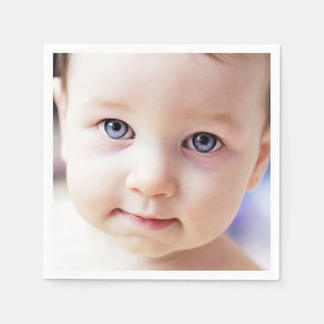 Guardanapo De Papel Foto Aniversário (Frente)