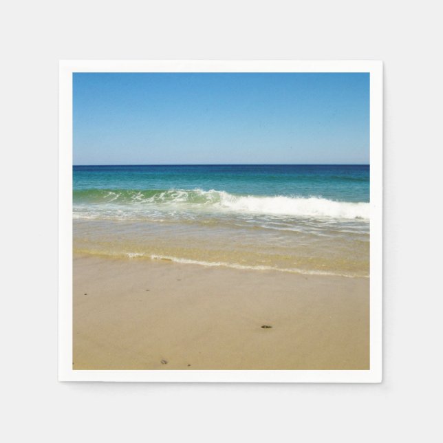 Guardanapo De Papel Foto da praia (Frente)