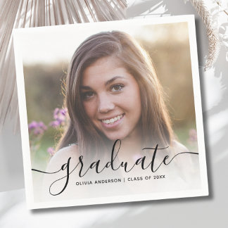 Guardanapo De Papel Foto de formatura personalizada