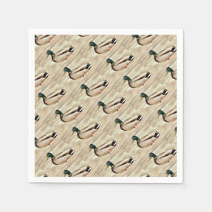 Guardanapo De Papel Foto de Mallard Duck