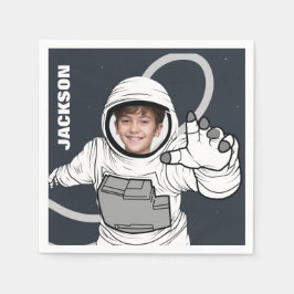 Guardanapo De Papel Foto do Astronauta - Astronauta Personalizada