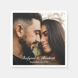 Guardanapo De Papel Foto do Chá dos Casais modernos