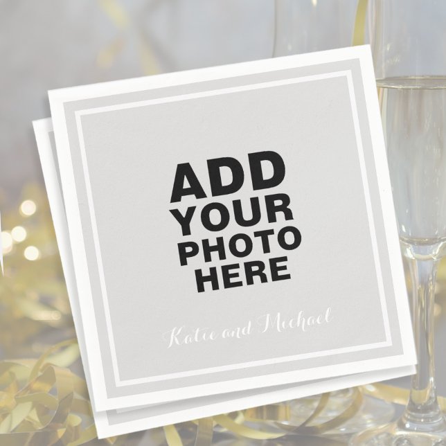 Guardanapo De Papel Foto ou Gráficos de Casamento (Criador carregado)