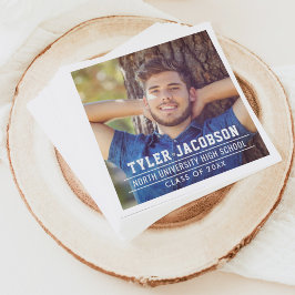 Guardanapo De Papel Foto personalizada da classe moderna de 2025