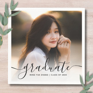 Guardanapo De Papel Foto personalizada de formatura