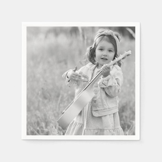 Guardanapo De Papel Foto personalizada de Napkins (Frente)