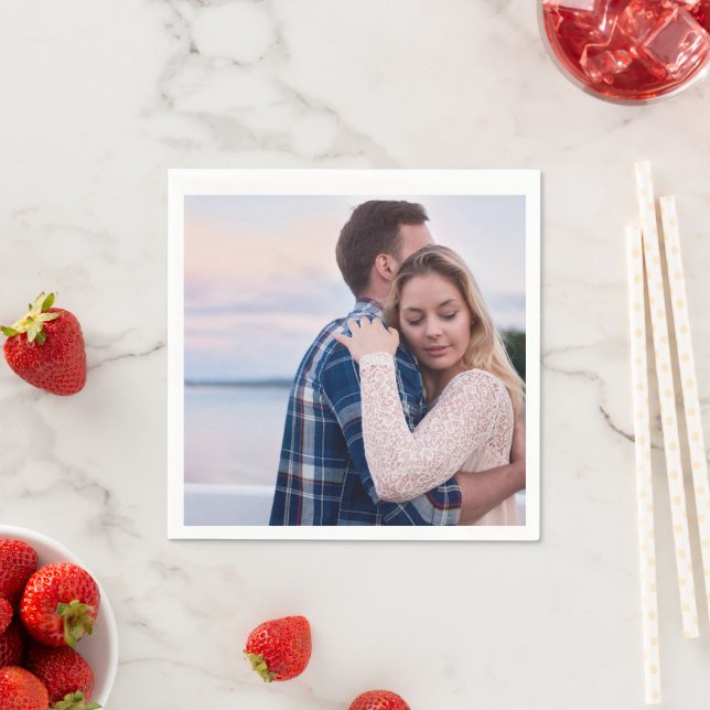 Guardanapo De Papel Foto personalizada de Napkins (Insitu)