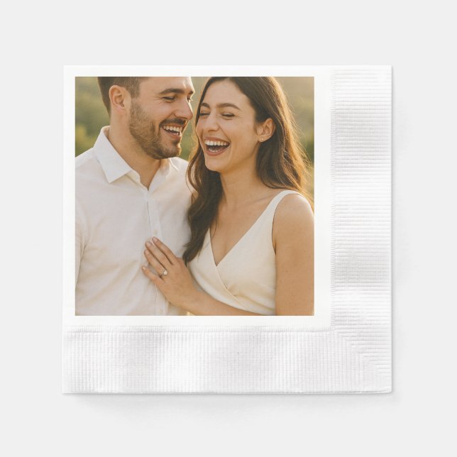Guardanapo De Papel Foto personalizada de Napkins (Frente)