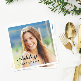 Guardanapo De Papel Foto personalizada do Formando 2025